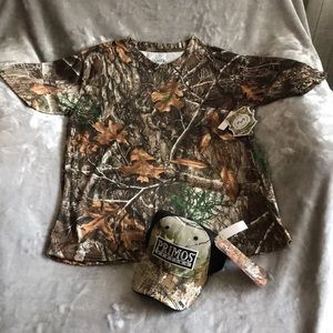 Men’s Realtree Shirt With Primos Hunting Hat